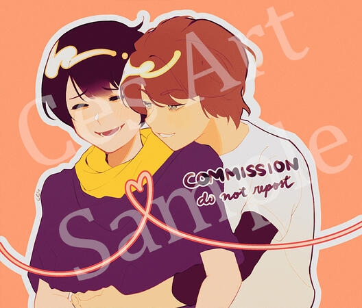 Bust Lineart (Flat Color + 2 Characters)