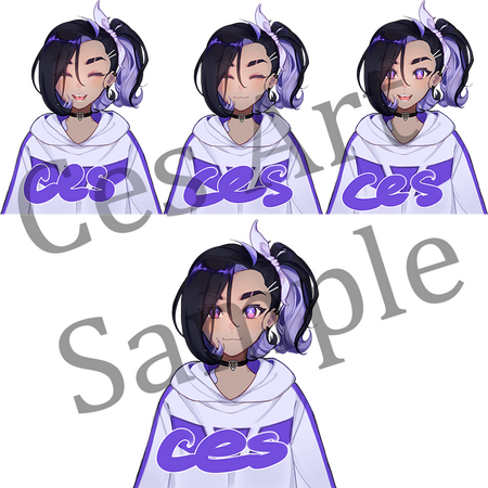 PNGTuber Bust Expressions